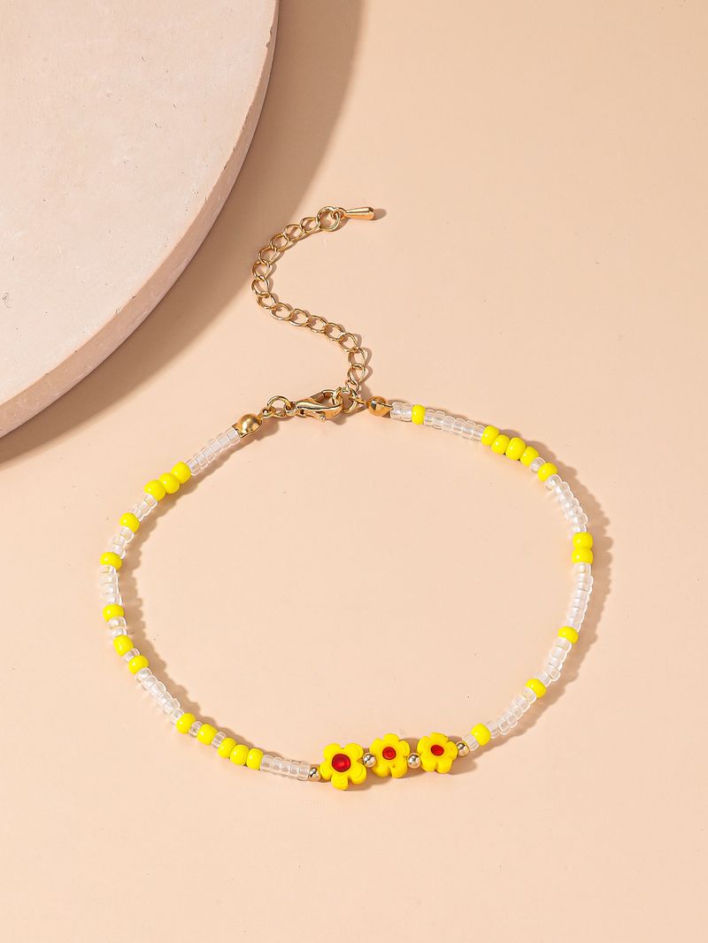 Fashion Simple Double Layer Inlaid Diamond Anklet For Women, Unique Creative Heart Pendant Beach Chain_voghion.com