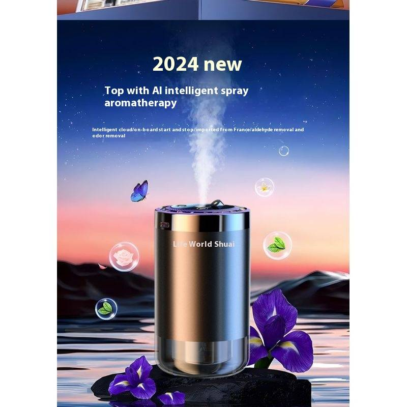 Car mounted fragrance, car perfume, intelligent spray, start and stop with the car, formaldehyde and odor removal, available for pregnant and infant_voghion.com