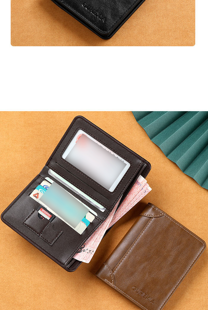 Men's Wallet Wallet Men's Pu Ultra-thin Zip Wallet Soft Wallet Trend Portable Business Retro_voghion.com