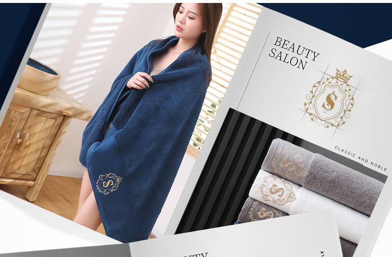 Combed 100% Cotton Hotel Luxury Towel - Ultra Absorbent & Soft For Home & 5-Star Hotel Use_voghion.com