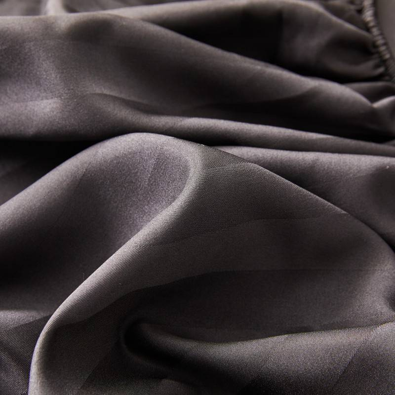 Drap-housse simple en satin brillant et frais, série DT, couvre-lit, protège-matelas, 1 pièce_voghion.com