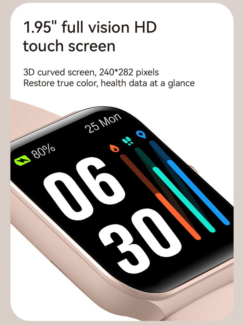 IDW 16 Sprachanrufe Smartwatch Männer Gesundheitsüberwachung Smart Notifications Sprachassistent Smart Watch Frauen_voghion.com