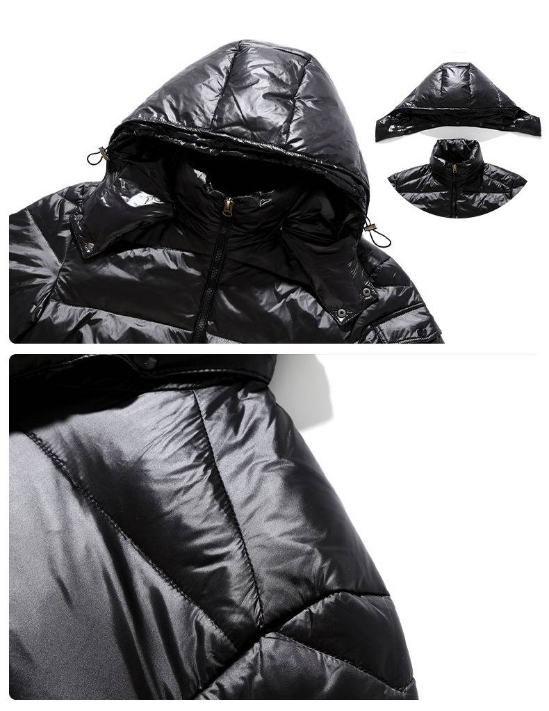 Abbigliamento da uomo 25 nuovi piumini spessi da uomo e da donna, giacche invernali luminose in piumino d'anatra_voghion.com