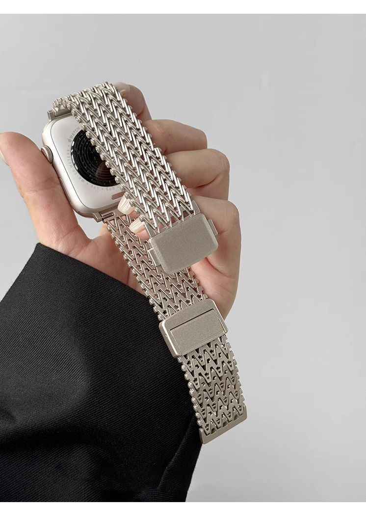 The New Magnetic Clasp Is Compatible With The Apple IWatch Model S10 Strap And Is Made Of Stainless Steel._voghion.com