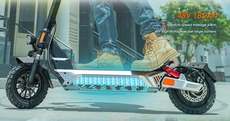 Patinete eléctrico plegable KuKirin M4 Max, 1000 W, 48 V, 18,2 Ah, neumáticos de 10 pulgadas, 45 km/h, frenos de disco delanteros y traseros._voghion.com