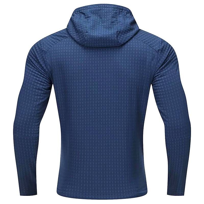 KOOSSOASIS Herren-Sportjacke, elastische, schnelltrocknende Oberbekleidung für Frühling und Sommer, Outdoor-Lauf-Fitness-Trainingsoberteil, Kapuzen-Sweatshirt-Cardigan._voghion.com