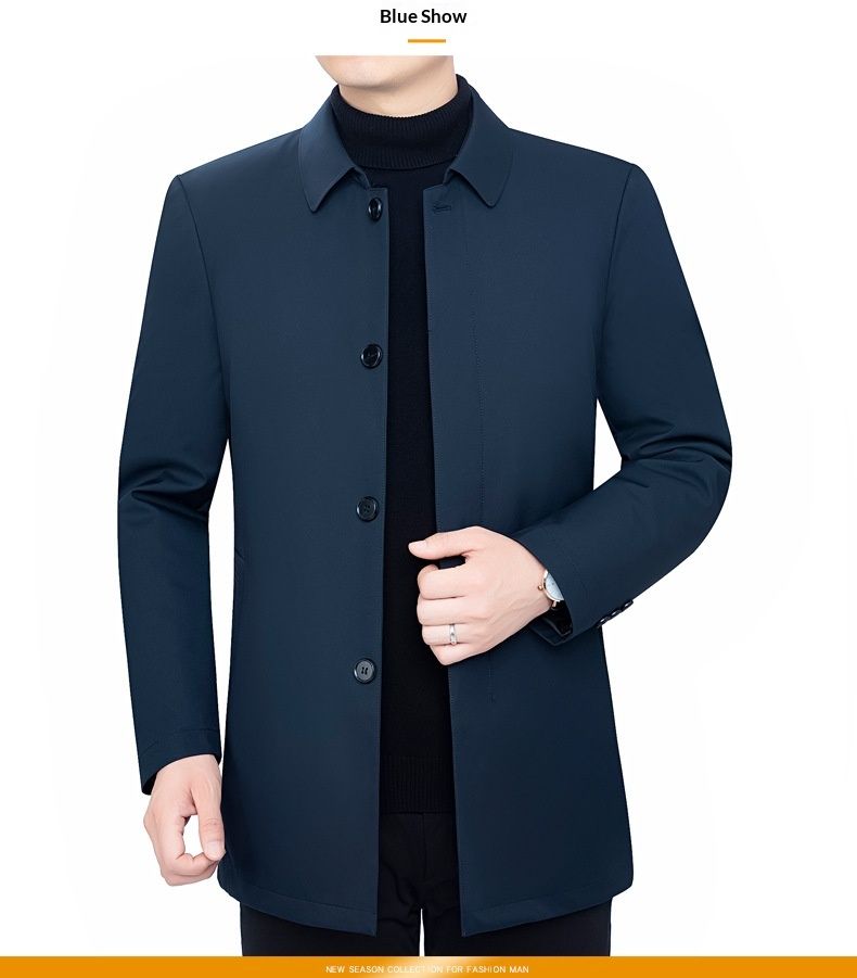 Lunar Apex 2023 Winter New Men's Short Lightweight Thickened Cold-Proof Coat For Young And Middle-Aged Men Casual Duck Down Jacket_voghion.com