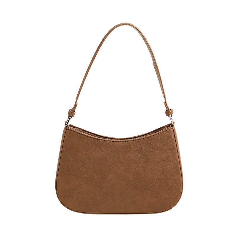Borsa piccola da donna invernale nuova moda semplice borsa a tracolla versatile tracolla a catena ascella piccola borsa quadrata_voghion.com