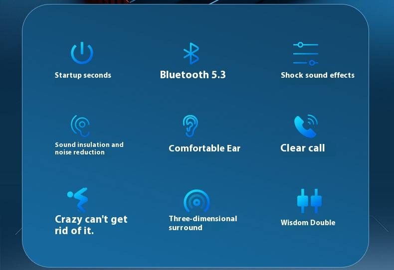 Neues T29 Headset mit galvanisierter Oberfläche, extrem langer Akkulaufzeit, Ohrbügel, intelligentem Sport- und Musikhören, Bluetooth True Wireless_voghion.com