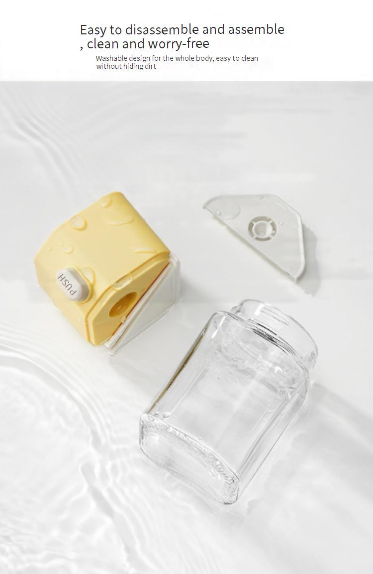 Dual Purpose Salt Seasoning Jar Bottle Kitchen Household Seasoning Bottle Salt Jar Cumin Seasoning Bottle Glass Chili Spice Jar_voghion.com