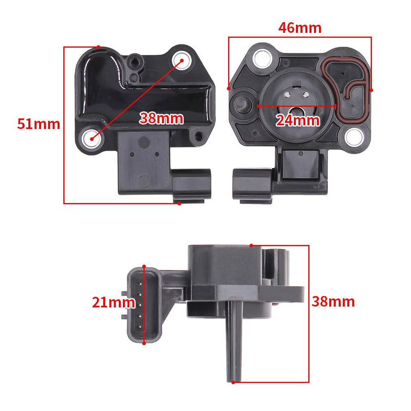 TPS Sensor Für Yamaha Xmax 250 X-MAX Lander250 300 Xtz250 Fazer 250 Tricity300 Drosselklappensensor Motorrad Tps Sensor_voghion.com