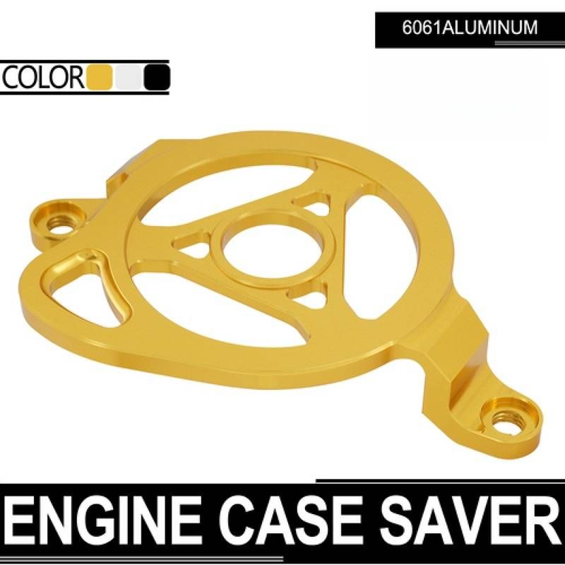 J-20 Motor Guard CNC Aluminum Alloy Protection Cover For Off-Road Motorcycle - Anti-Scratch Durable Shield (Gold/Silver/Black)_voghion.com
