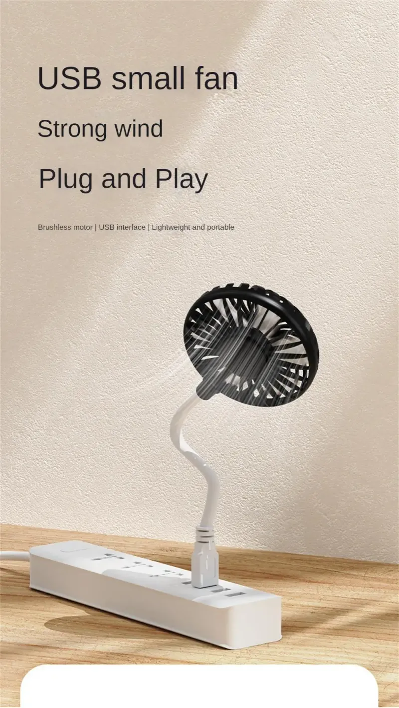 Neu Mini Stille Büro Tisch Kleine Kühler Sommer Tragbare Lüfter USB Aufladbare_voghion.com