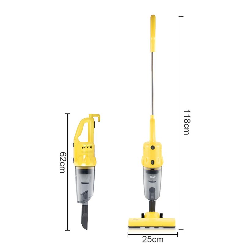 RAF EU Standard Corded Vacuum Cleaner, Handheld High Power Portable 2-in-1 Large Suction For Home Use_voghion.com