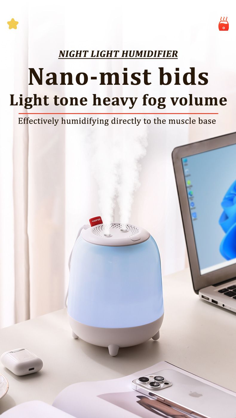 RYYD Doppelsprüh-Luftbefeuchter – USB-Aromatherapie|Desktop Essential_voghion.com