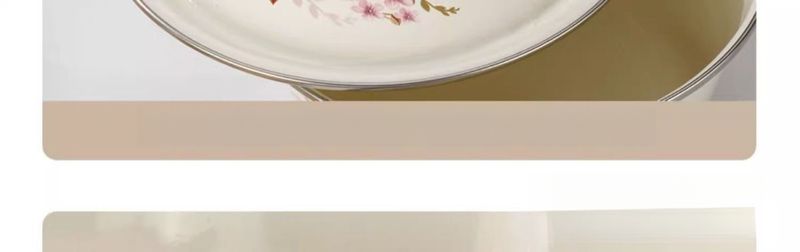 Food Grade Thickened With Lid Jar Household Enamel Can High Temperature Resistant Lard Bowl_voghion.com