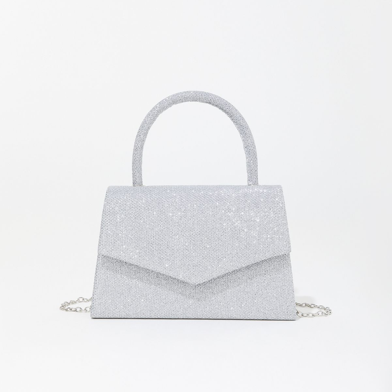 New Handheld Evening Dress Bag Mini Niche Fine Shiny Piece Handheld Banquet Diagonal Cross Banquet Bag_voghion.com