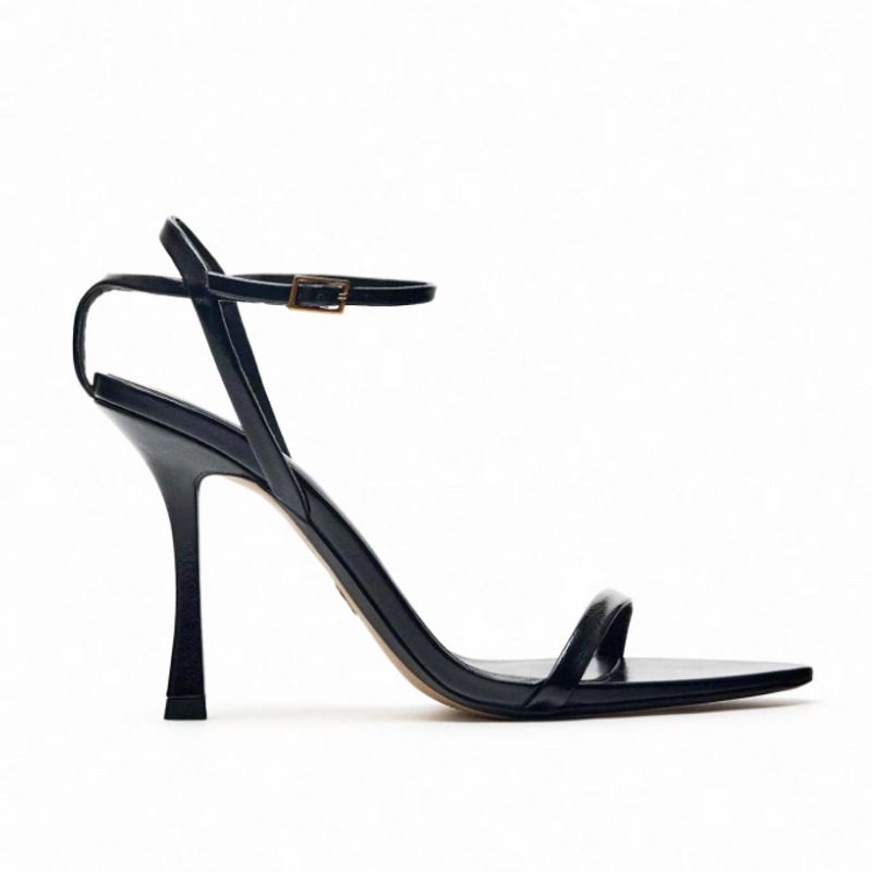 Black Fairy Sandals Summer Slim Open Toe Fashion Shoes_voghion.com