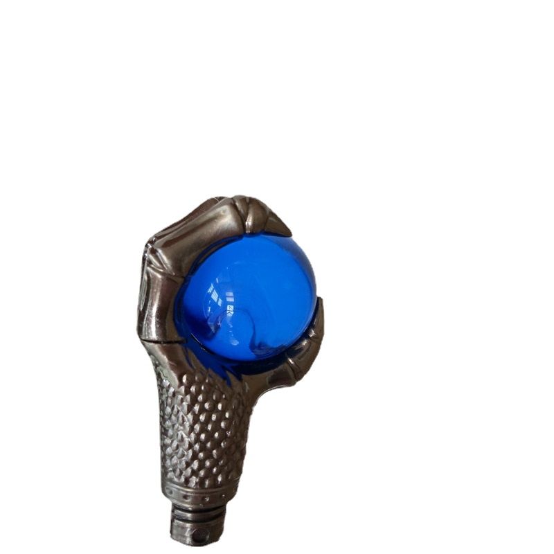 Dragon Claw Grasp Blue Glass Ball Walking Cane Fashion Decorative Walking Stick Gentleman Elegant Cosplay Crosier 93cm_voghion.com
