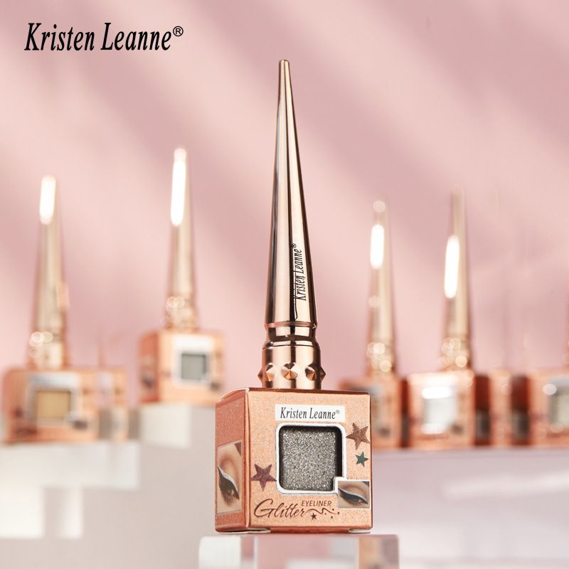 Kristen Leanne – verträumter, glänzender Eyeliner mit Perlenglitzer in Diamantfarbe_voghion.com