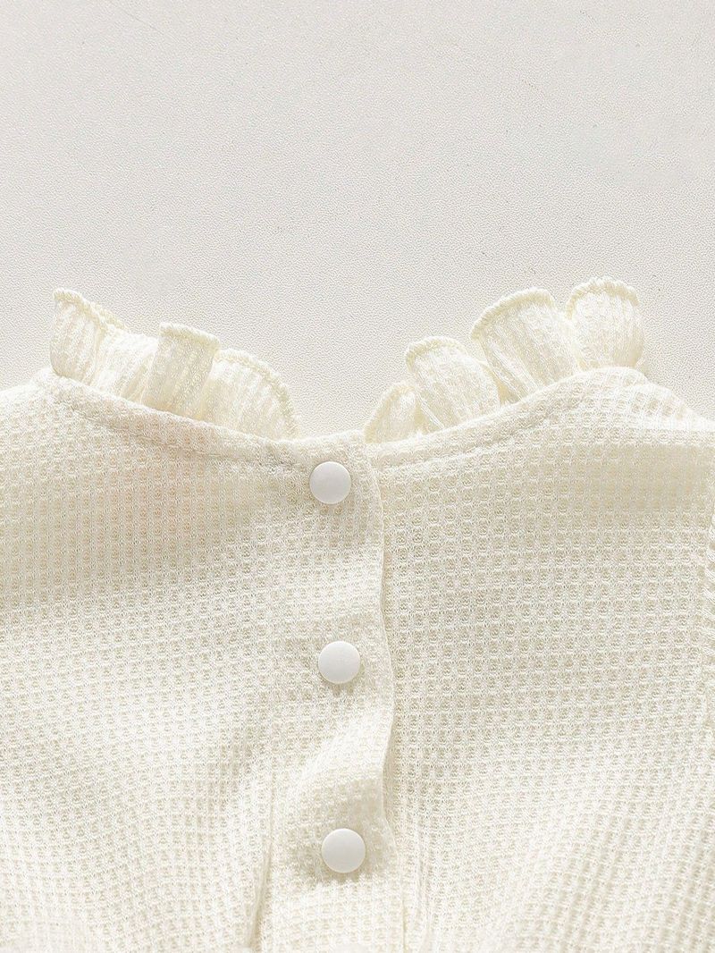 "Baby-Mädchen-Strampelanzug aus Spitze und Netzstoff – 100 % Baumwolle, atmungsaktiv und weich, Sicherheitsklasse A für Kleinkinder von 1–3 Jahren (80–100 cm)"_voghion.com