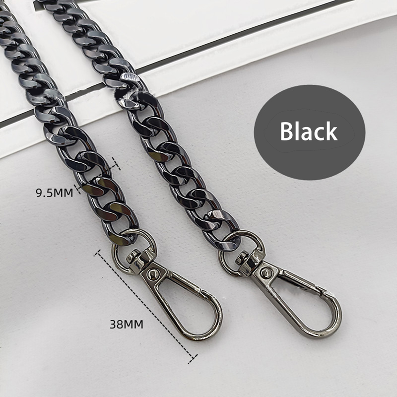Lihanbao somas ķēdes siksna Lieljaudas metāla āķa skava Crossbody rokassomiņa Messenger soma plecu siksnas maiņas soma DIY aksesuāri_voghion.com
