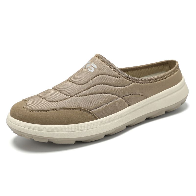 Unbeatable Quality Slippers Men In Summer, One Foot Casual, Semi Soft Soled, Not Stuffy, Single For Home Comfort, Dad's Shoes_voghion.com