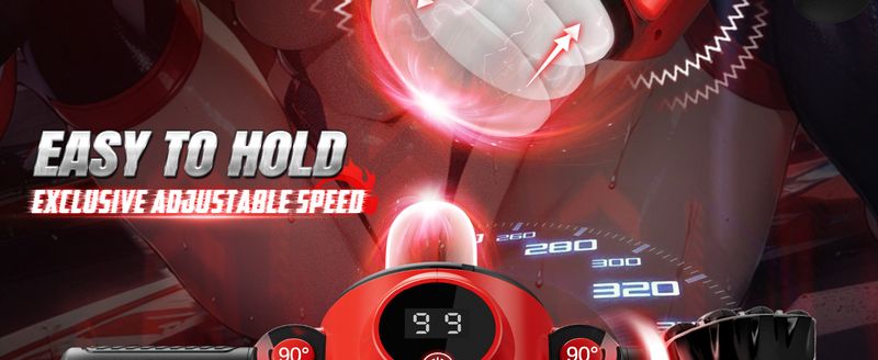 Knight Handle Accelerated Telescopic Vibration Digital Display Aircraft Cup Male Masturbator Electric Penis Exercise Adult Products_voghion.com