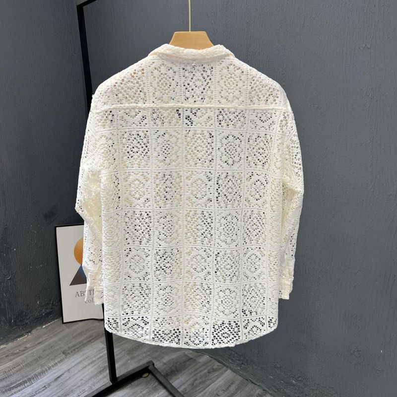 Giacca estiva da uomo a maniche lunghe, con design avanzato a trapezio, alla moda, sottile e fresca, traspirante_voghion.com