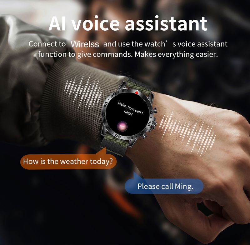 2025 Novo Original Bluetooth Chamada Relógios Inteligentes Esportes Fiess Homem Relógio Frequência Cardíaca Oxigênio No Sangue À Prova D'Água Smartwatches_voghion.com