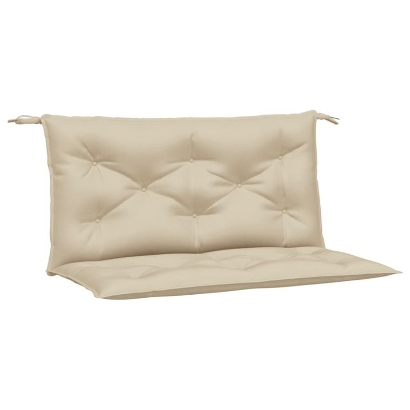 Bench 39.4x Oxford Beige Cushion Fabric X2.8 19.7+19.7 Garden_voghion.com