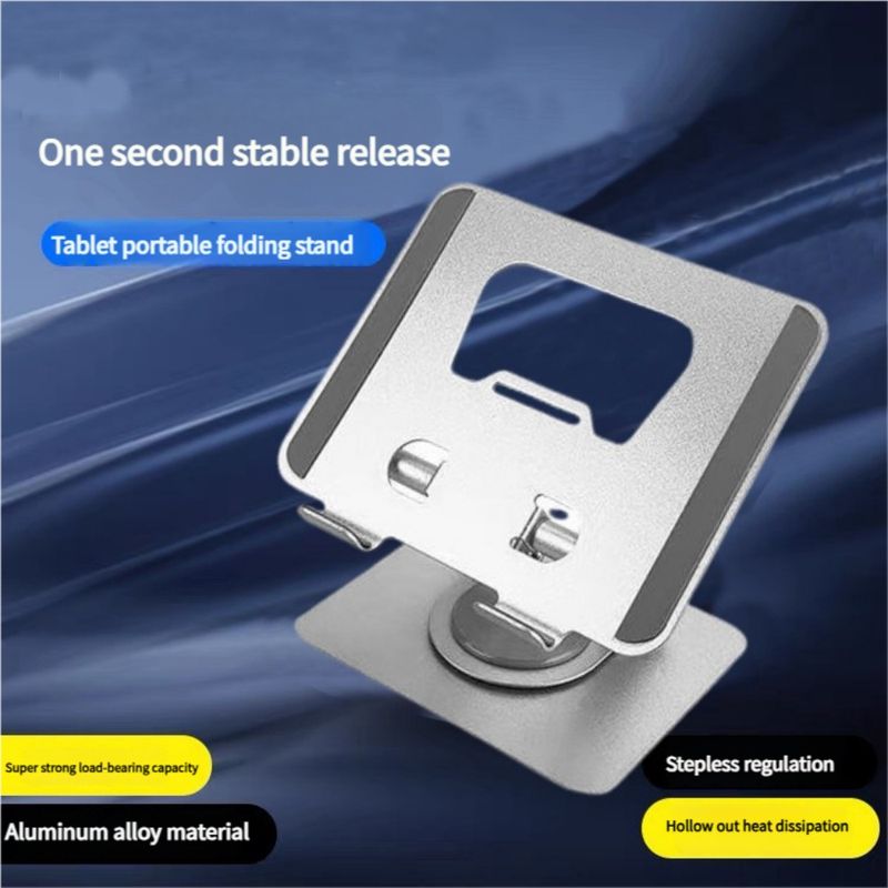 Stand Desk Stable Holder With Heavy And Thickened Metal Base For Large Tablet Device, Adjustable At Multiple Angles_voghion.com