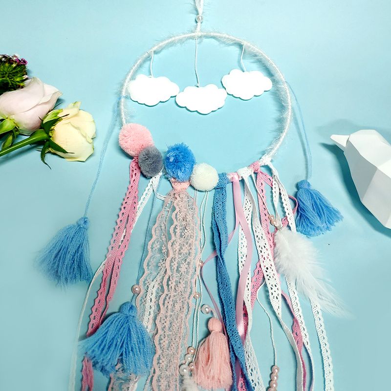 Traumfänger Wolke Material Paket Handgemachtes Geschenk Ins Style Urlaubsdekoration Windspiel Anhänger Home Wanddekoration_voghion.com