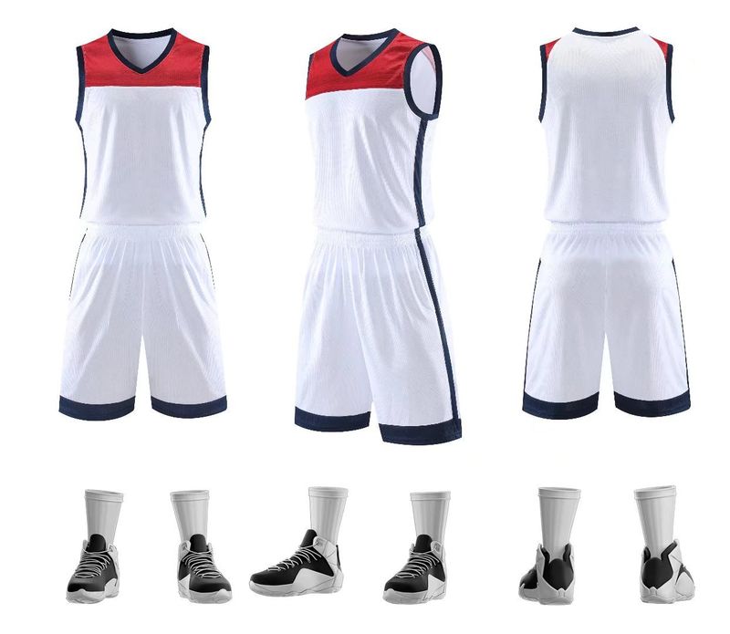 Combinaison de basket-ball, maillot imprimé pour hommes, débardeur, uniforme de sport d'entraînement de compétition, taille imprimée d'équipe privée_voghion.com