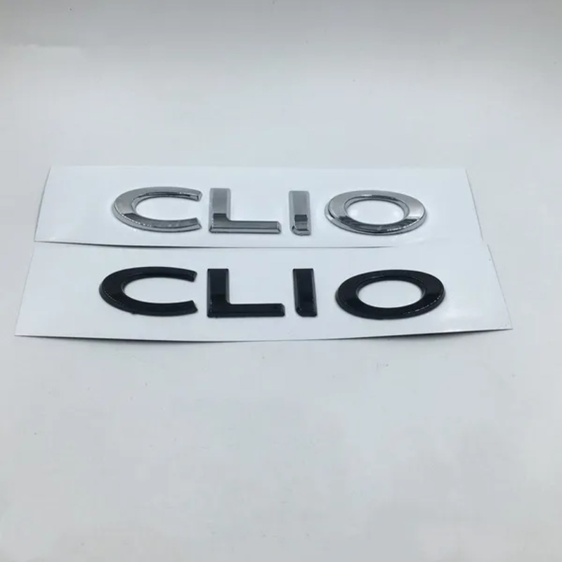 Badge autocollant pour coffre arrière de voiture Renault CLIO 2 3 4_voghion.com