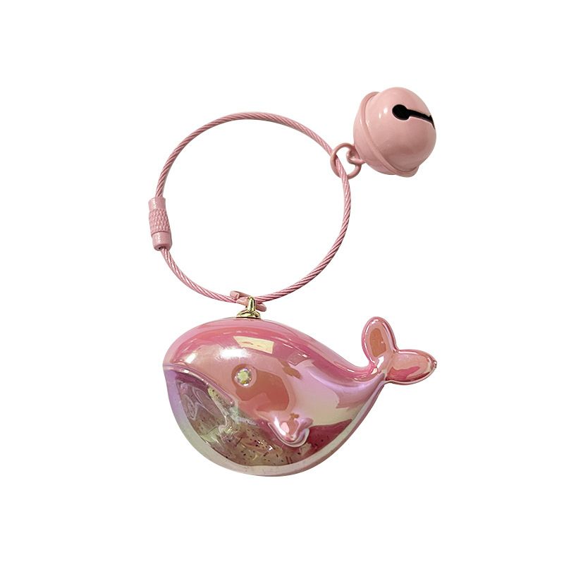 Breloc cu balenă din rășină cu desene animate, joc de maree, cuplu de balene, inel pentru ghiozdan, mic cadou, breloc cu pandantiv, accesorii_voghion.com