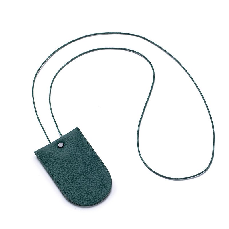 New Style Neck Hanging Keychain Storage Personality Versatile Genuine Leather Pendant Pull Key Bag For Women_voghion.com