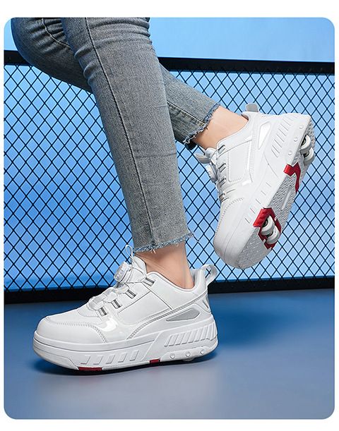 Roller Skates, Roller Skates, Roller Skates, Double Row Roller Skates, Children's And Teenagers' Four Wheeled_voghion.com