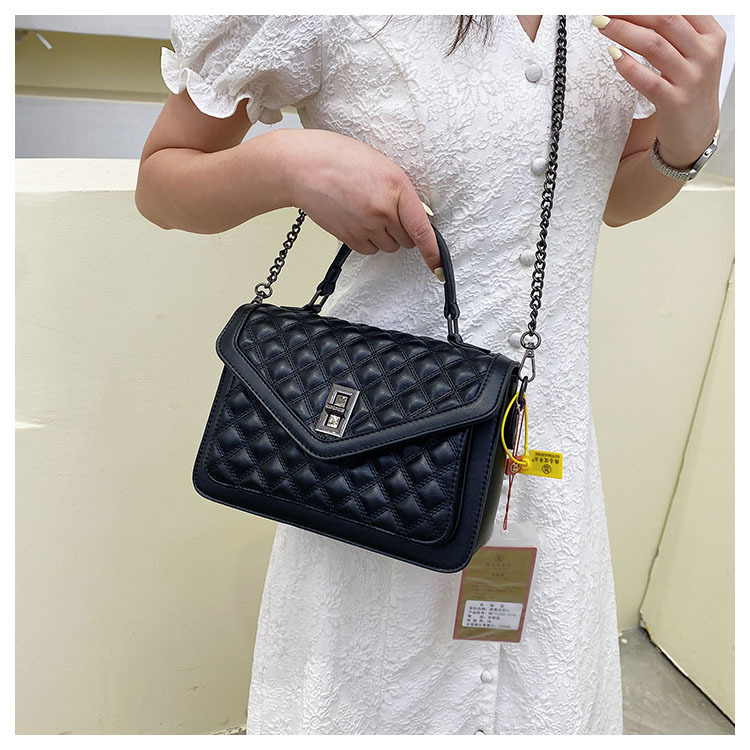 High-end Bag Women's 2023 New Autumn And Winter Handbag Women's Bag Rhombus fashion shoulder bag all-match wideband Messenger bag_voghion.com