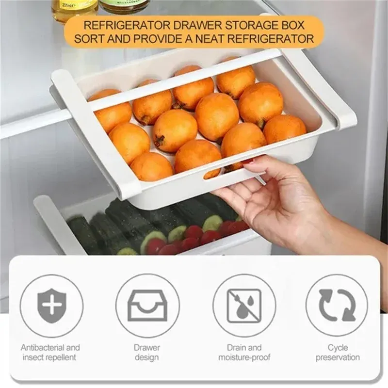 Contenitore per uova, porta laterale del frigorifero, organizer per la cucina, reversibile, speciale, vassoio per uova, accessori da cucina_voghion.com