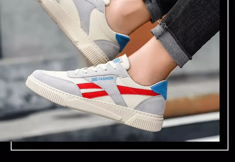 Jarní 2024 Nové sportovní trendy všestranné ležérní prkno boty, elegantní plátěné pánské boty_voghion.com