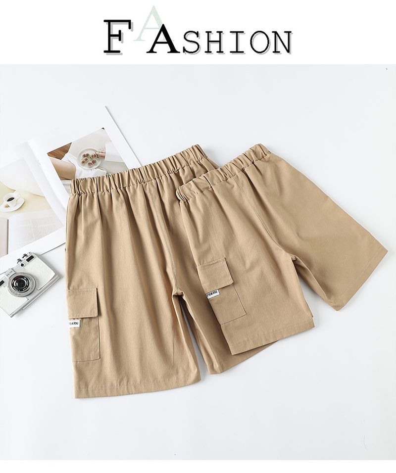 Bär bestickte eltern-kind-kleidung sommer eine familie drei oder vier mutter-kind mutter-tochter kleid baby strampler POLO revers kurzarm_voghion.com