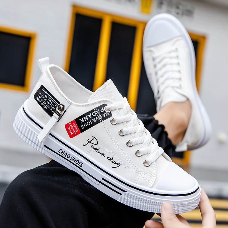 Nuove scarpe in tela traspirante per la primavera 2025, scarpe casual in tessuto da uomo, scarpe da ginnastica basse leggere e alla moda_voghion.com
