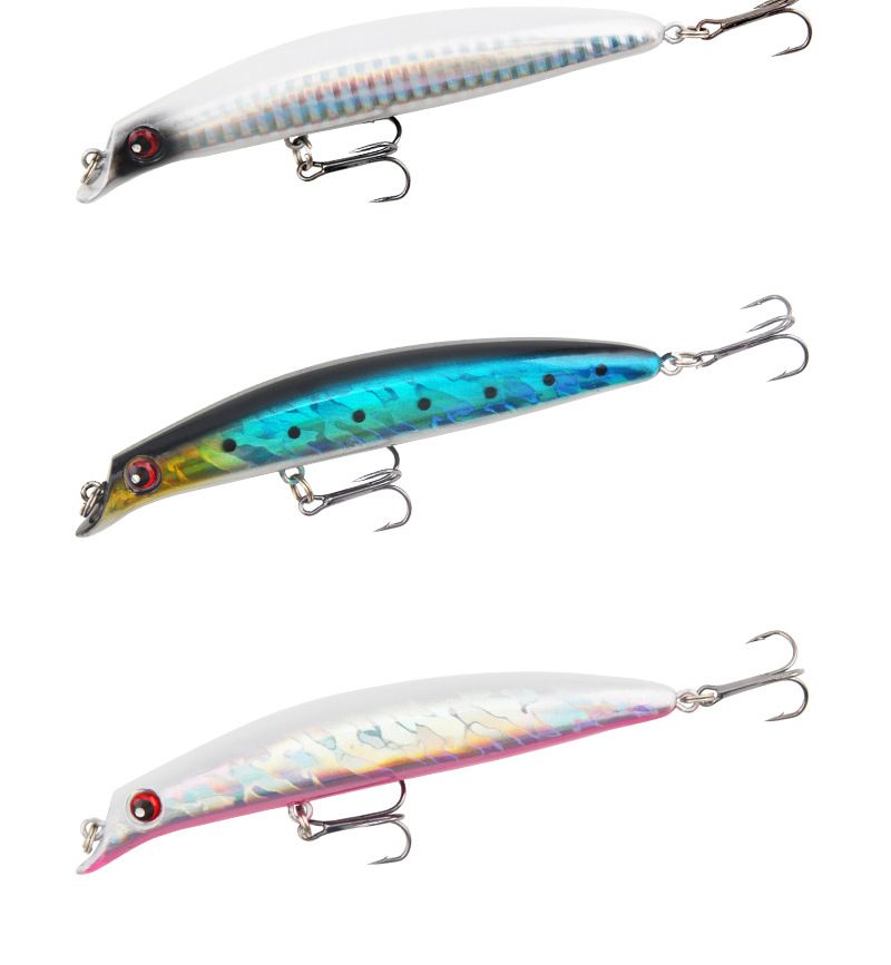 Floating Minnow Bionic Bait Lure Bait Wave Climbing Sinking Small Fat Freshwater Seawater Fishing Perch Bait_voghion.com