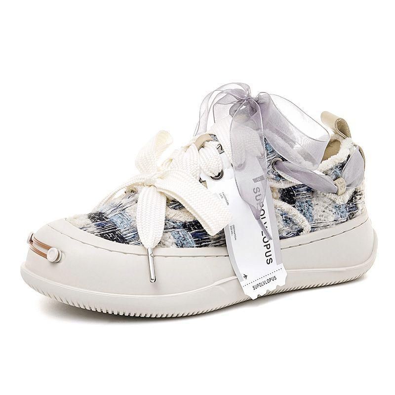 Fysieke speciaalzaak Kwaliteit Zelfde Stijl Open Smile Canvas Dames Slang Jaar Beggar Witte Schoenen Heren_voghion.com