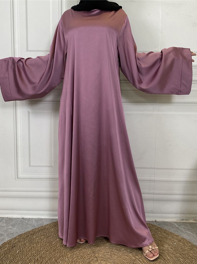 Yeni Müslüman Türk Abayas Jalabiyat Kadın Ramazan Kıyafetleri Fas Kaftan Parti Uzun Elbise Arap Kaftan Saten Kadın Elbisesi_voghion.com