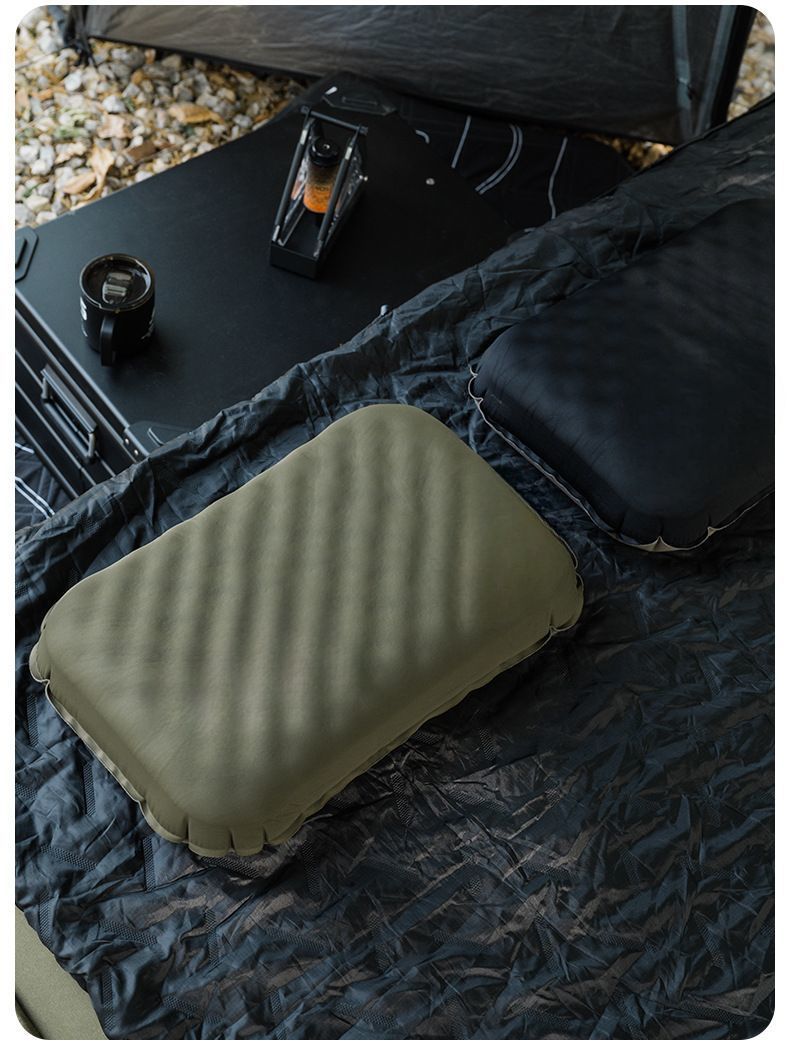 Shanqu 05 Inflatable Outdoor Camping Neck Support Tent Business Trip Portable Nap Artifact Travel High-speed Rail Pillow_voghion.com
