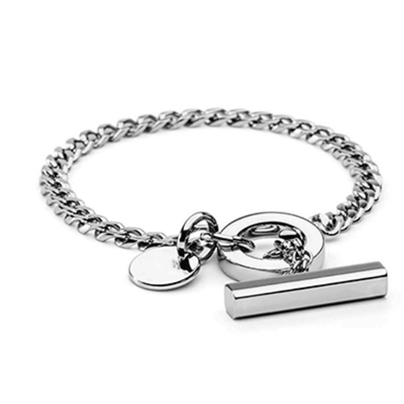 2025 Nuova coppia fai da te con incisione lucida INS Niche in acciaio inossidabile Hip-Hop OT fibbia braccialetti cubani_voghion.com