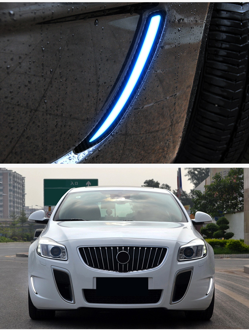 Suitable For Buick Regal GS Modified LED Daytime Running Fog Side Marker Lights_voghion.com