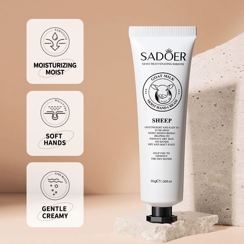 Crema mani idratante e anti-screpolature SADOER Smooth Set, confezione regalo_voghion.com